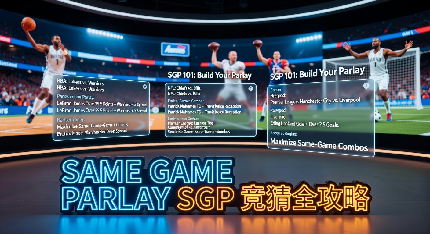 same game parlay SGP投注技巧与组合思路