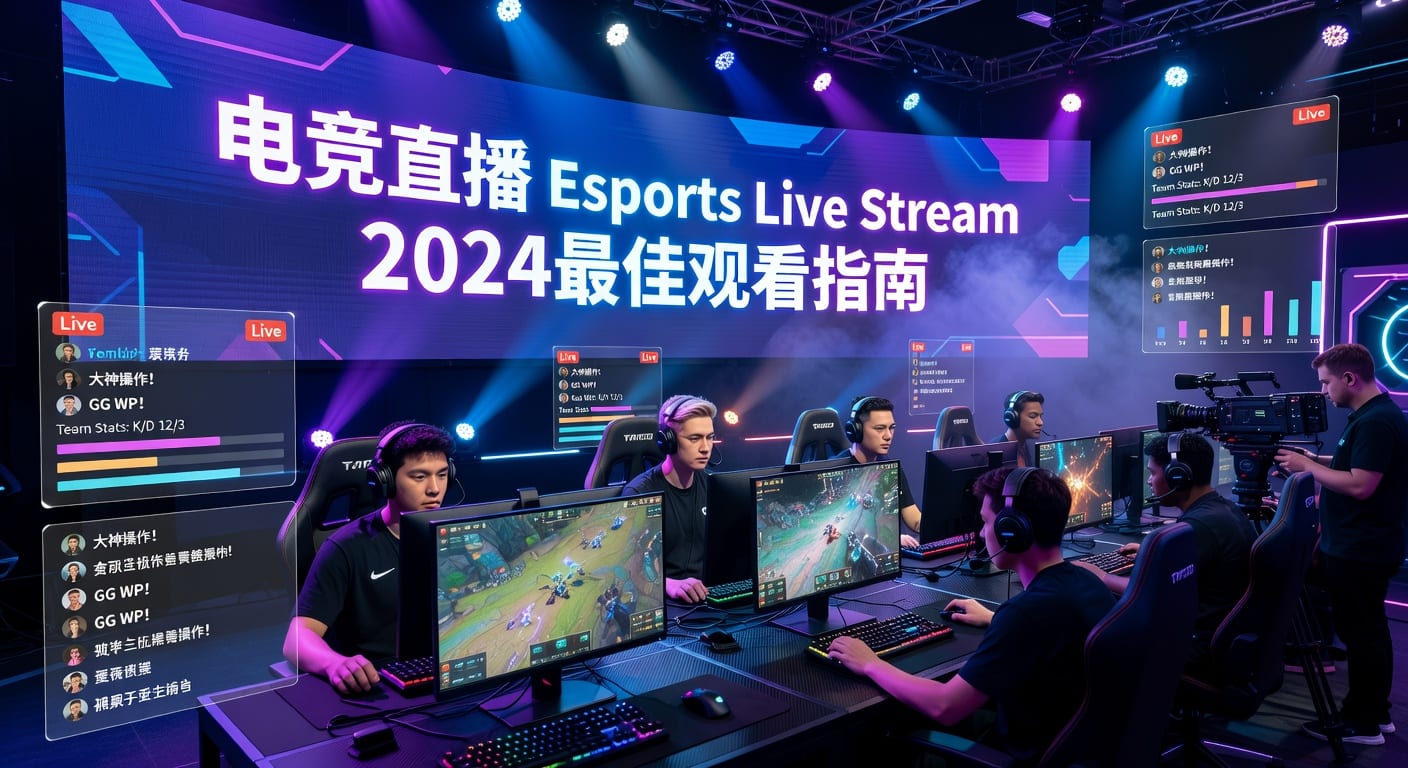 电竞直播 Esports Live Stream：观看与实时判断