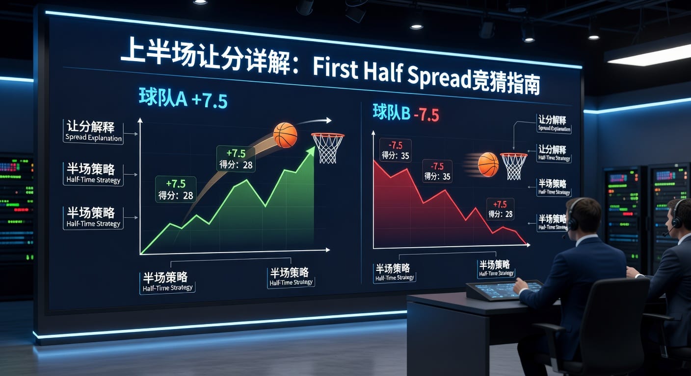 上半场让分 first half spread 实战解析